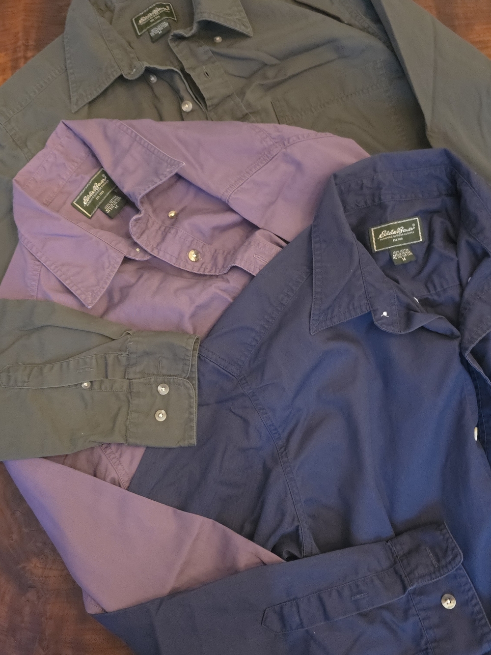 Eddie Bauer 💜Men's Shirts Y2K SKATER DEAD STOCK GORPCORE